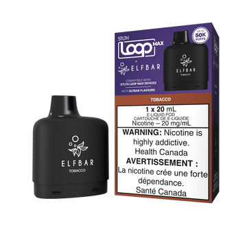 STLTH LOOP MAX X ELFBAR POD PACK - Tobacco