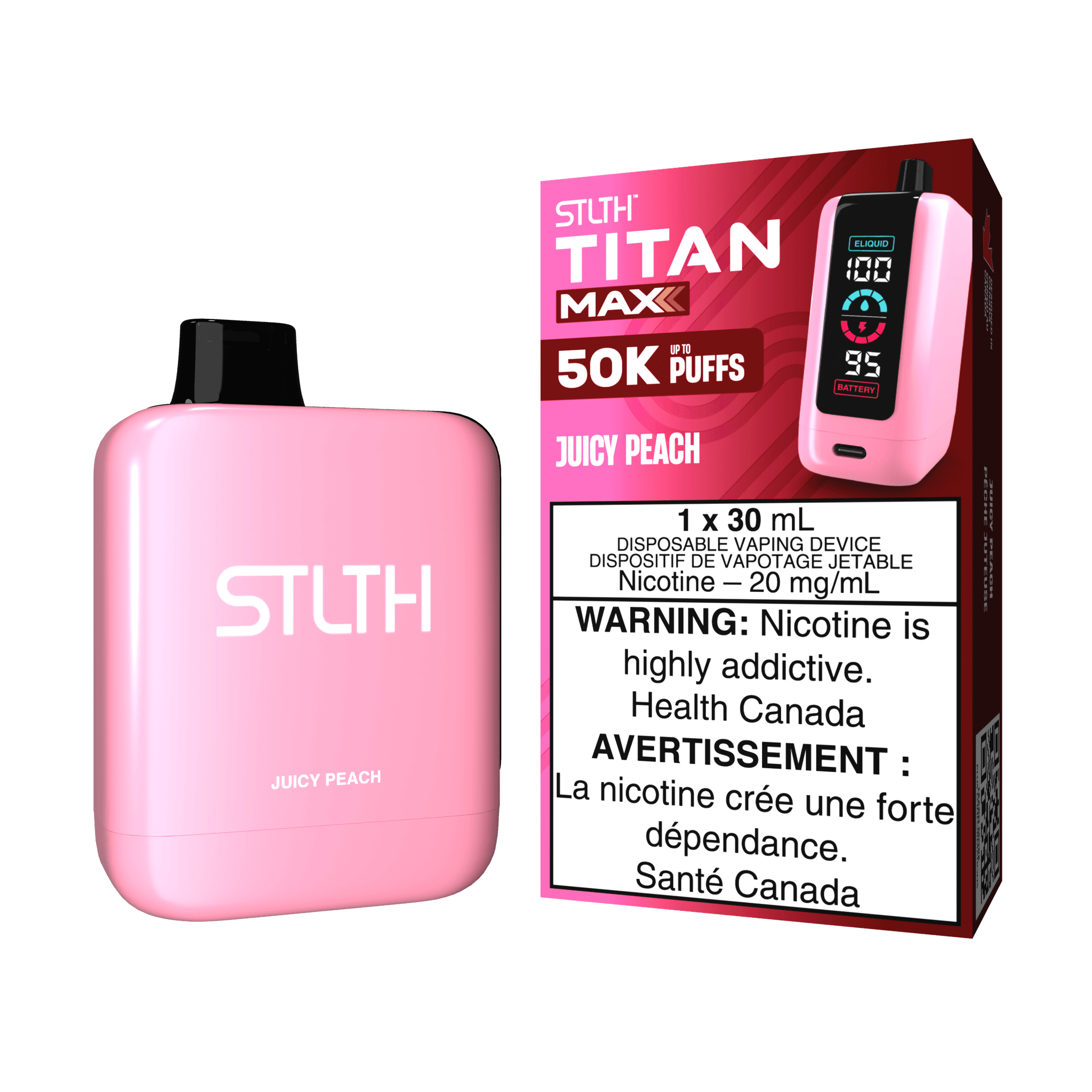 STLTH TITAN MAX - Juicy peach