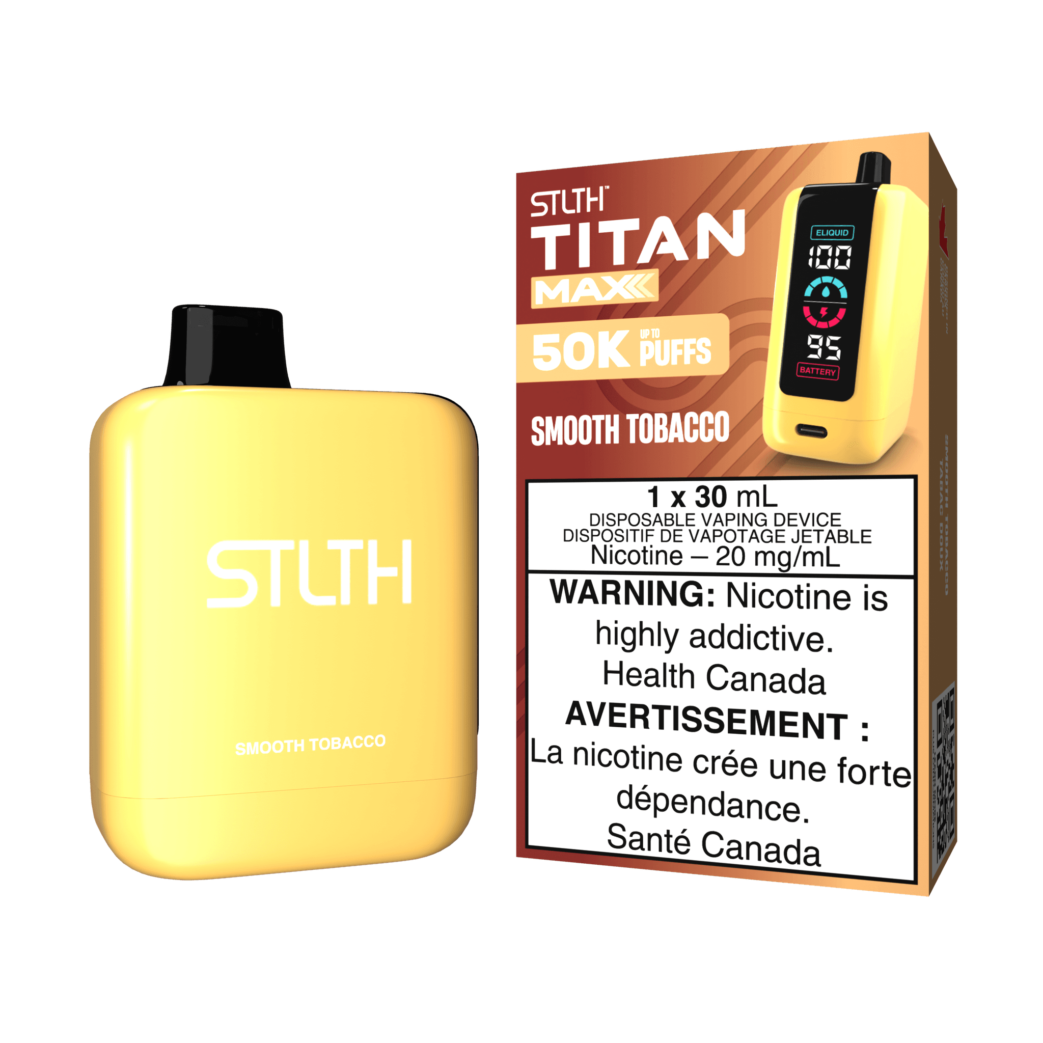 STLTH TITAN MAX - Smooth tobacco