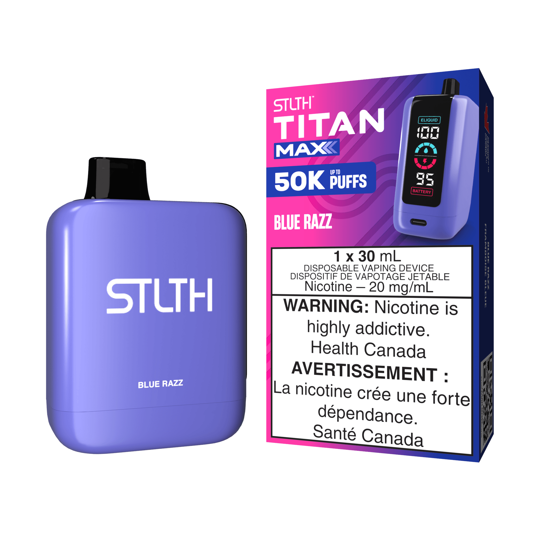 STLTH TITAN MAX - Sour blue razz ice