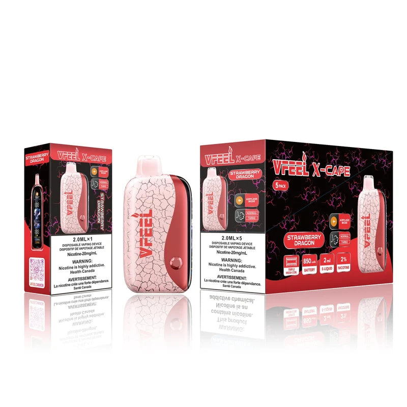 VFEEL X-Cape 60K Puffs - Strawberry Dragon