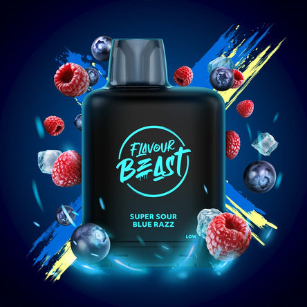 Level X Flavour Beast Boost - Super Sour Blue Razz Iced 20mg