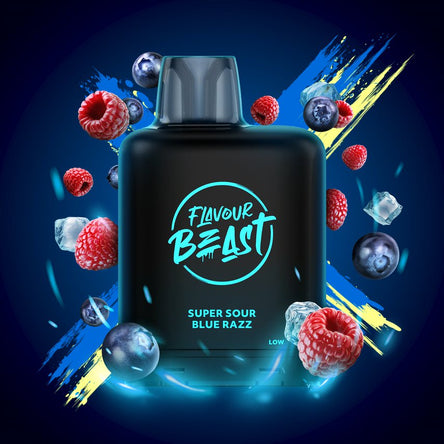 Level X Flavour Beast Boost G2 - Super Sour Blue Razz Iced 20mg